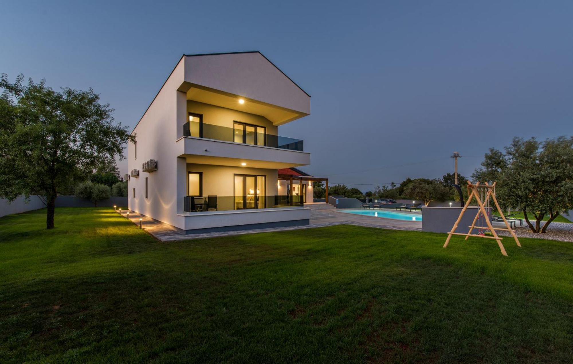 קרניצה Villa Posidonia Near Pula With Sea View And Surrounded By Olive Trees מראה חיצוני תמונה