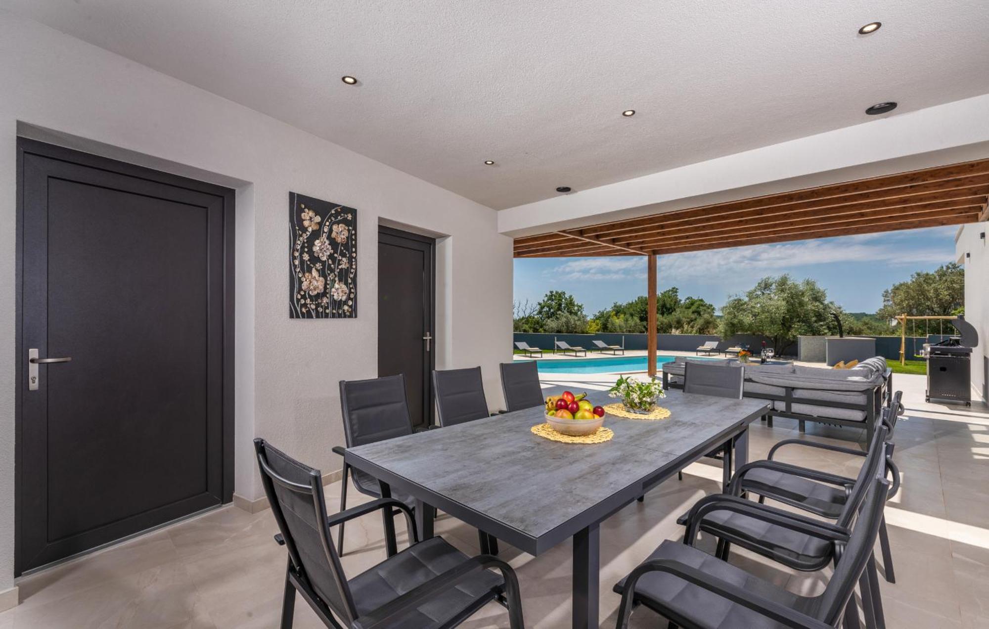 קרניצה Villa Posidonia Near Pula With Sea View And Surrounded By Olive Trees מראה חיצוני תמונה