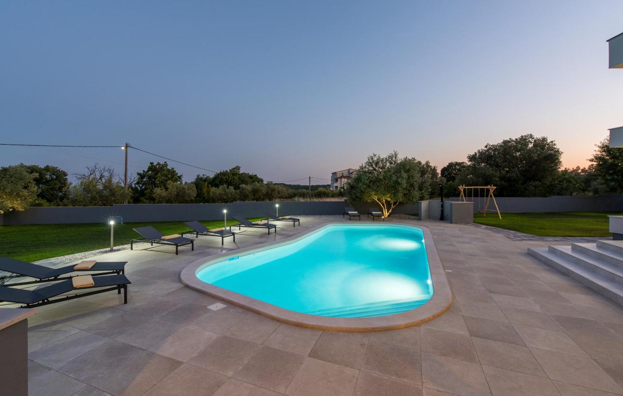 קרניצה Villa Posidonia Near Pula With Sea View And Surrounded By Olive Trees מראה חיצוני תמונה