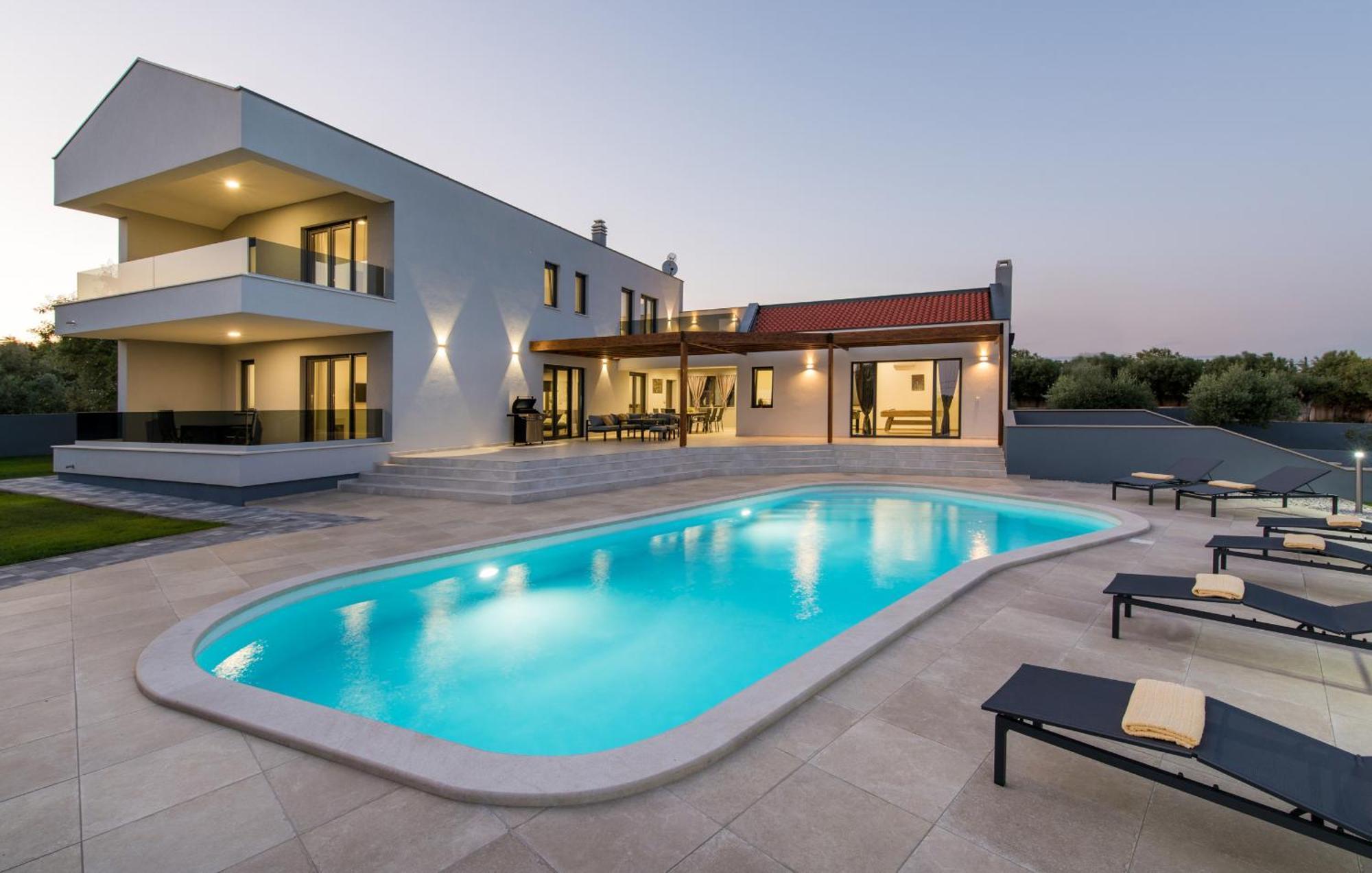 קרניצה Villa Posidonia Near Pula With Sea View And Surrounded By Olive Trees מראה חיצוני תמונה