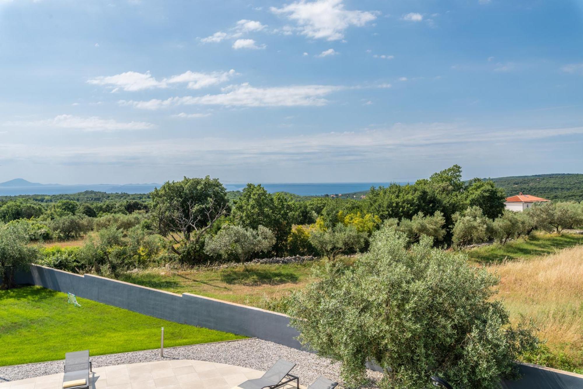 קרניצה Villa Posidonia Near Pula With Sea View And Surrounded By Olive Trees מראה חיצוני תמונה